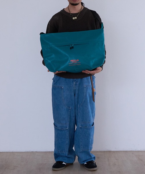 1/2 HALF(ニブンノイチハーフ)の「1/2HALF TARPOLIN MESSENGER Lsize(メッセンジャーバッグ・メンズ・イエロー/オレンジ/レッド/ホワイト/ブルー/ブラック/エメラルド/オリーブ・FREE)」の14枚目の写真