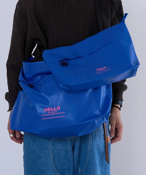 1/2 HALF(ニブンノイチハーフ)の「1/2HALF TARPOLIN MESSENGER Lsize(メッセンジャーバッグ・メンズ・イエロー/オレンジ/レッド/ホワイト/ブルー/ブラック/エメラルド/オリーブ・FREE)」の11枚目の写真