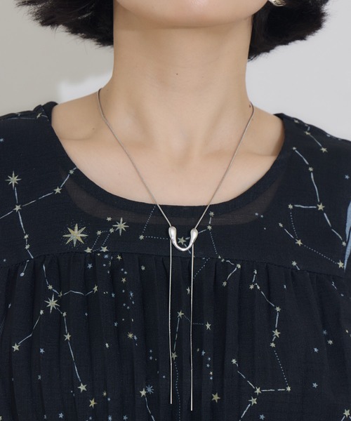 KATHARINE ROSS（キャサリンロス）の「【KATHARINE ROSS】キャサリンロススタープリントワンピース（ワンピース・レディース・ブラック/アイボリー・MEDIUM）」の10枚目の写真