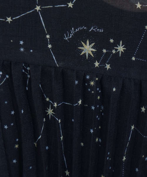 KATHARINE ROSS（キャサリンロス）の「【KATHARINE ROSS】キャサリンロススタープリントワンピース（ワンピース・レディース・ブラック/アイボリー・MEDIUM）」の6枚目の写真