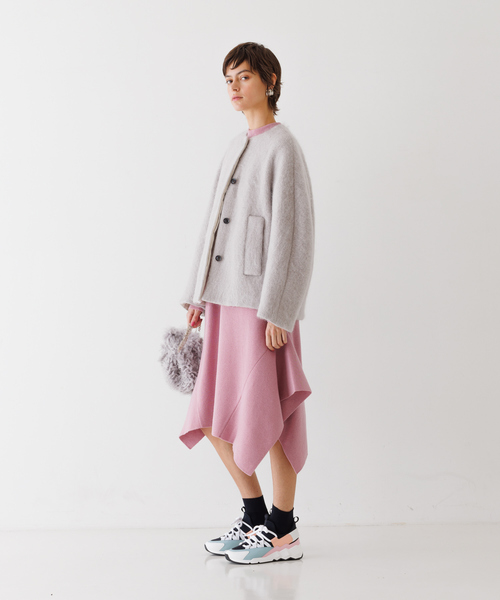 DESIGNWORKS(デザインワークス)の「アシンメトリーヘムワンピース(ワンピース・レディース・ピンク・38)」の20枚目の写真