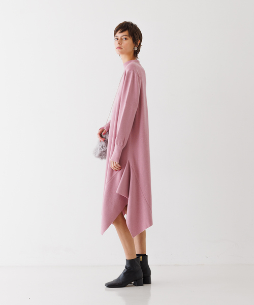 DESIGNWORKS(デザインワークス)の「アシンメトリーヘムワンピース(ワンピース・レディース・ピンク・38)」の15枚目の写真
