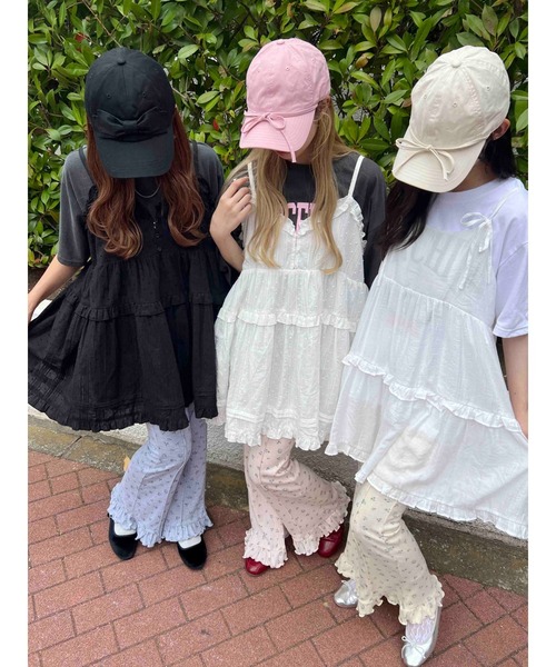 フリル付きレース風フレアパンツ【5月25日限定大幅値下げ】 535228-18_1000x.jpg?v=1734502324