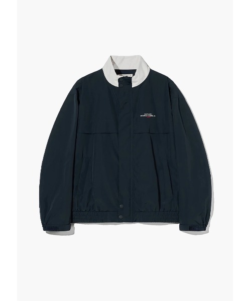 MARITHE + FRANCOIS GIRBAUD（マリテフランソワジルボー）の「LETTERING LOGO SAILING JUMPER（ブルゾン・レディース・ダークネイビー/ダークグリーン・SMALL/MEDIUM/LARGE/X-LARGE）」の5枚目の写真