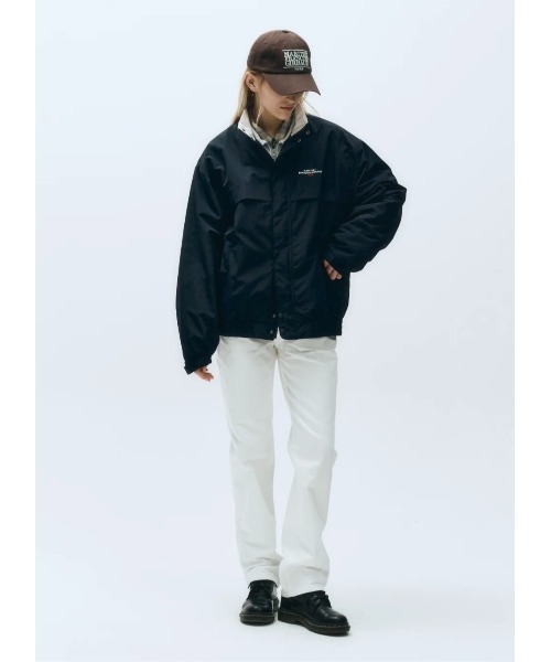 MARITHE + FRANCOIS GIRBAUD（マリテフランソワジルボー）の「LETTERING LOGO SAILING JUMPER（ブルゾン・レディース・ダークネイビー/ダークグリーン・SMALL/MEDIUM/LARGE/X-LARGE）」の4枚目の写真
