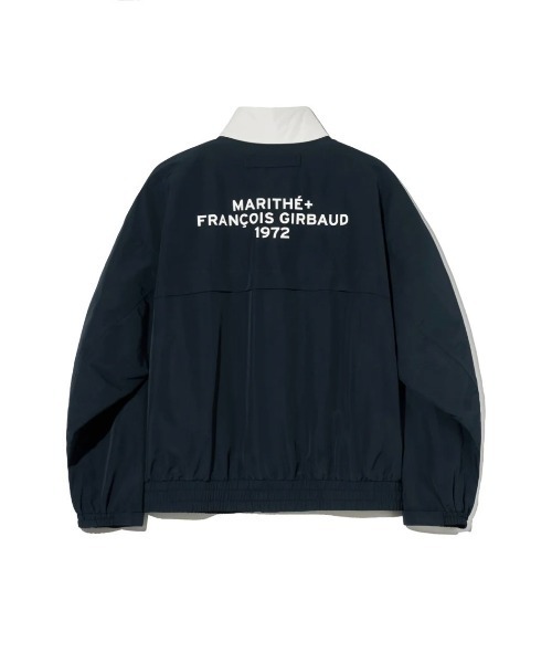 MARITHE + FRANCOIS GIRBAUD（マリテフランソワジルボー）の「LETTERING LOGO SAILING JUMPER（ブルゾン・レディース・ダークネイビー/ダークグリーン・SMALL/MEDIUM/LARGE/X-LARGE）」の6枚目の写真