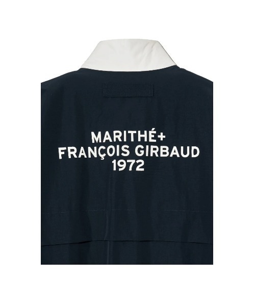 MARITHE + FRANCOIS GIRBAUD（マリテフランソワジルボー）の「LETTERING LOGO SAILING JUMPER（ブルゾン・レディース・ダークネイビー/ダークグリーン・SMALL/MEDIUM/LARGE/X-LARGE）」の7枚目の写真