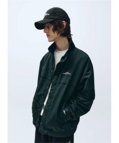MARITHE + FRANCOIS GIRBAUD（マリテフランソワジルボー）の「LETTERING LOGO SAILING JUMPER（ブルゾン・レディース・ダークネイビー/ダークグリーン・SMALL/MEDIUM/LARGE/X-LARGE）」の9枚目の写真