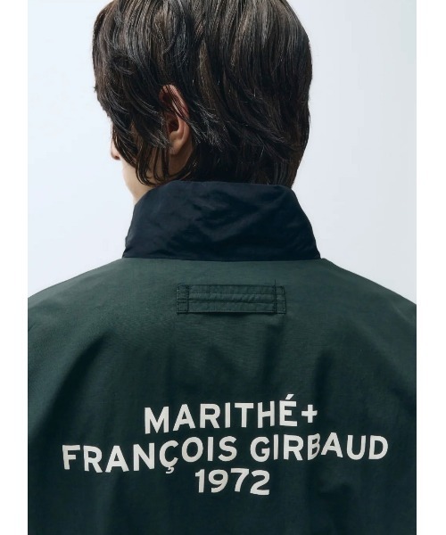 MARITHE + FRANCOIS GIRBAUD（マリテフランソワジルボー）の「LETTERING LOGO SAILING JUMPER（ブルゾン・レディース・ダークネイビー/ダークグリーン・SMALL/MEDIUM/LARGE/X-LARGE）」の10枚目の写真