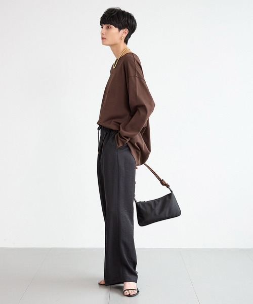 セール】BARNYARDSTORM / フィラメントツイルワイドパンツ / ハンド