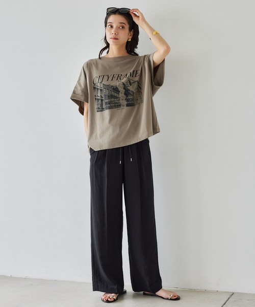 セール】BARNYARDSTORM / フィラメントツイルワイドパンツ / ハンド