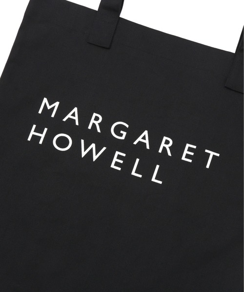 MARGARET HOWELL(マーガレットハウエル)の「COTTON LOGO BAG(トートバッグ・レディース・ブラック・FREE)」の4枚目の写真