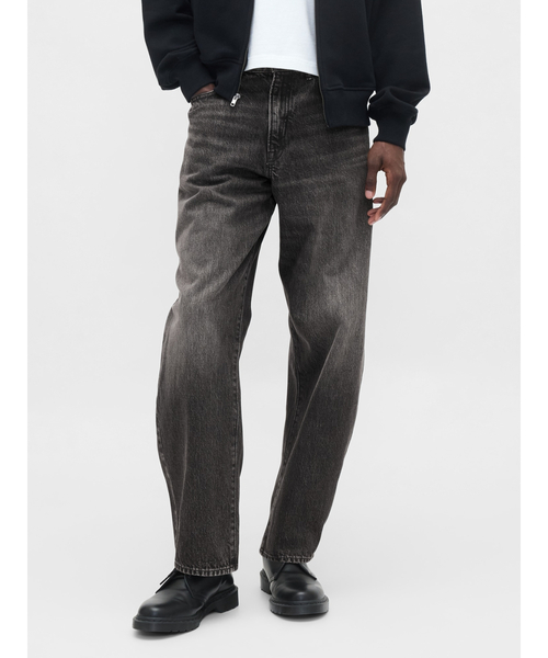 GAP（ギャップ）の「バギー バレルデニム（デニムパンツ・メンズ・ブラック系その他・28W 30L/29W 30L/30W 30L/31W 30L/32W 30L/33W 32L/34W 32L/36W 32L/32W 32L/31W 32L）」の11枚目の写真