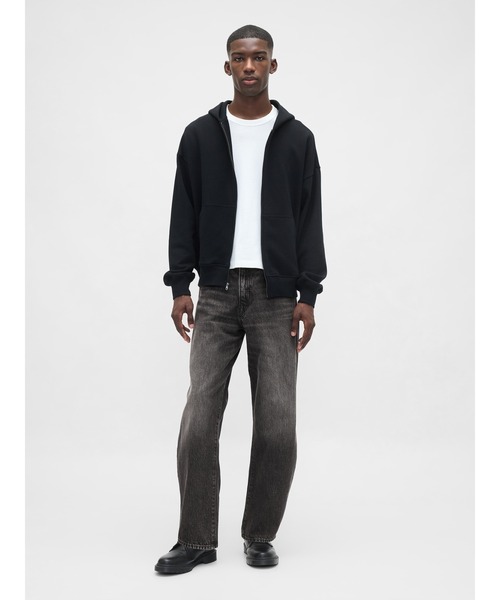 GAP（ギャップ）の「バギー バレルデニム（デニムパンツ・メンズ・ブラック系その他・28W 30L/29W 30L/30W 30L/31W 30L/32W 30L/33W 32L/34W 32L/36W 32L/32W 32L/31W 32L）」の2枚目の写真