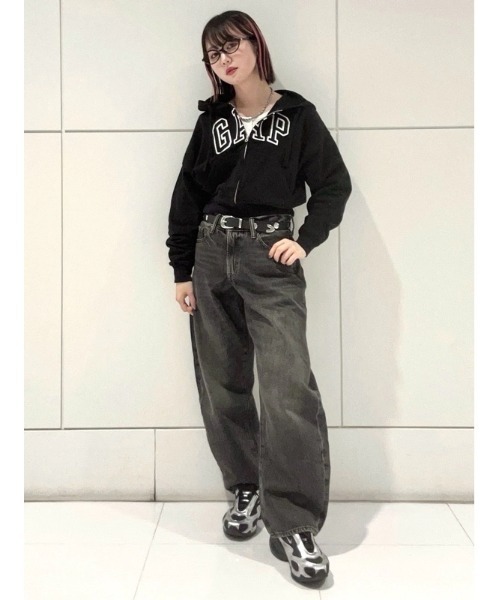 GAP（ギャップ）の「バギー バレルデニム（デニムパンツ・メンズ・ブラック系その他・28W 30L/29W 30L/30W 30L/31W 30L/32W 30L/33W 32L/34W 32L/36W 32L/32W 32L/31W 32L）」の8枚目の写真