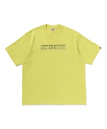 エイプ Tシャツ ホワイト×イエロー A BATHING APE｜ア ベイシング エイプのTシャツ/カットソー