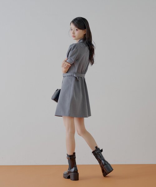 Chico（チコ）の「スーツダブルミニワンピース（ワンピース）」 - WEAR