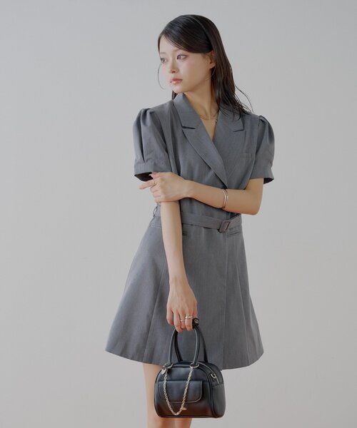 Chico（チコ）の「スーツダブルミニワンピース（ワンピース）」 - WEAR