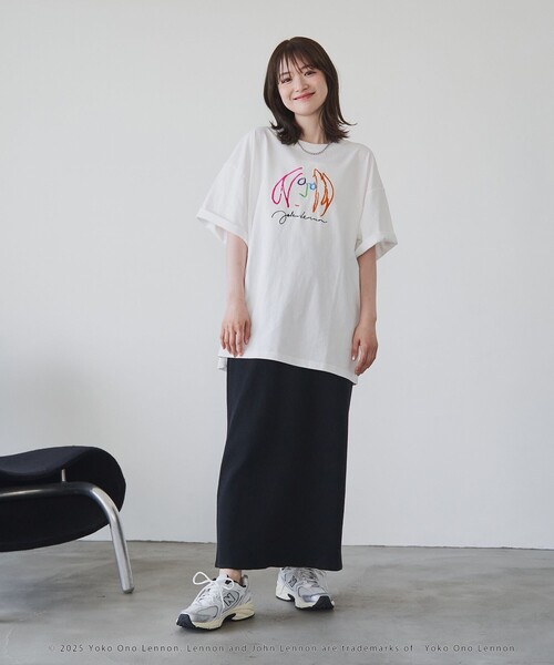coen(コーエン)の「JOHN LENNON(ジョン レノン )別注Tシャツ(Tシャツ/カットソー・メンズ・ブラック/ライトブルー/その他1/ホワイト・S/M/L/XL)」の9枚目の写真