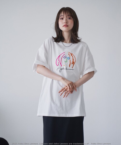 coen(コーエン)の「JOHN LENNON(ジョン レノン )別注Tシャツ(Tシャツ/カットソー・メンズ・ブラック/ライトブルー/その他1/ホワイト・S/M/L/XL)」の10枚目の写真