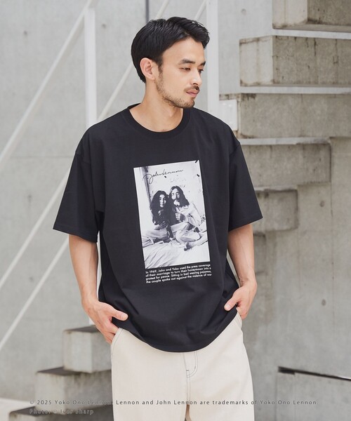 coen(コーエン)の「JOHN LENNON(ジョン レノン )別注Tシャツ(Tシャツ/カットソー・メンズ・ブラック/ライトブルー/その他1/ホワイト・S/M/L/XL)」の14枚目の写真