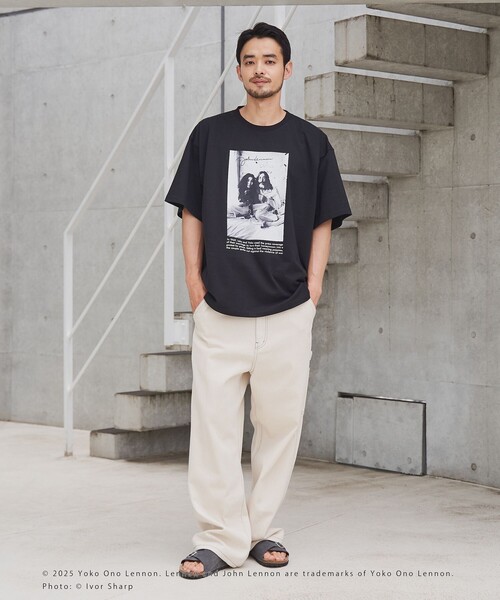 coen(コーエン)の「JOHN LENNON(ジョン レノン )別注Tシャツ(Tシャツ/カットソー・メンズ・ブラック/ライトブルー/その他1/ホワイト・S/M/L/XL)」の15枚目の写真