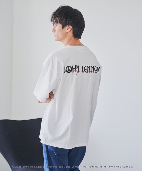 coen(コーエン)の「JOHN LENNON(ジョン レノン )別注Tシャツ(Tシャツ/カットソー・メンズ・ブラック/ライトブルー/その他1/ホワイト・S/M/L/XL)」の22枚目の写真
