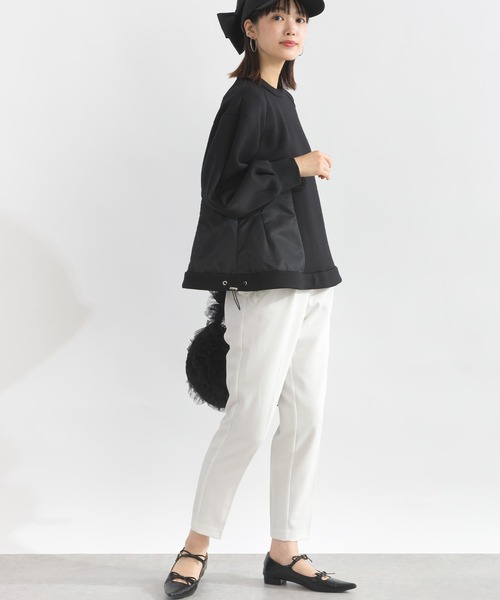 PICCIN(ピッチン)の「コンビプルオーバー(Tシャツ/カットソー・レディース・ブラック/オフホワイト・M)」の16枚目の写真