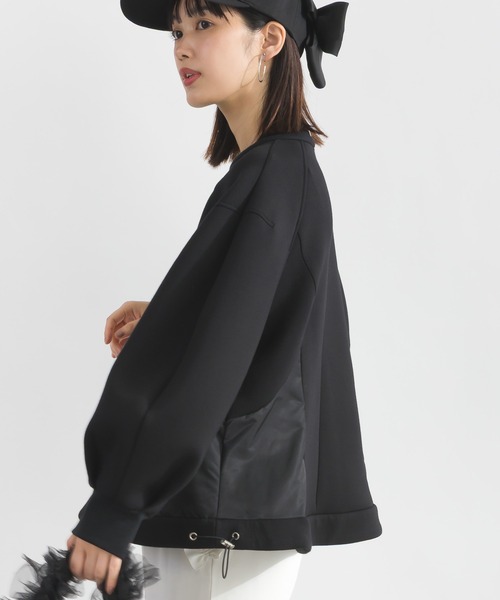 PICCIN(ピッチン)の「コンビプルオーバー(Tシャツ/カットソー・レディース・ブラック/オフホワイト・M)」の13枚目の写真