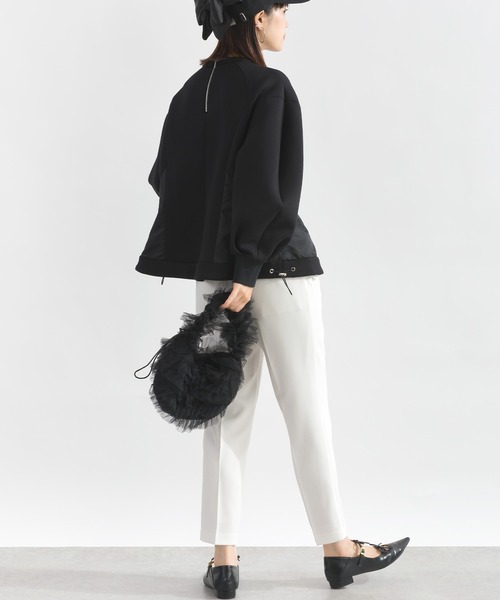 PICCIN(ピッチン)の「コンビプルオーバー(Tシャツ/カットソー・レディース・ブラック/オフホワイト・M)」の17枚目の写真