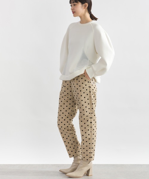 PICCIN(ピッチン)の「コンビプルオーバー(Tシャツ/カットソー・レディース・ブラック/オフホワイト・M)」の8枚目の写真