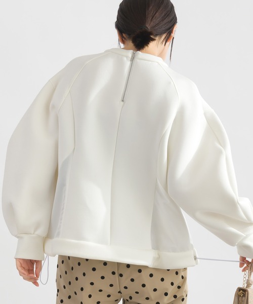 PICCIN(ピッチン)の「コンビプルオーバー(Tシャツ/カットソー・レディース・ブラック/オフホワイト・M)」の5枚目の写真