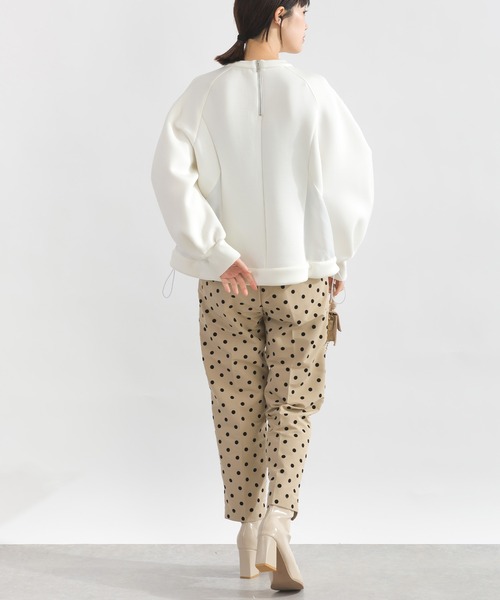 PICCIN(ピッチン)の「コンビプルオーバー(Tシャツ/カットソー・レディース・ブラック/オフホワイト・M)」の9枚目の写真