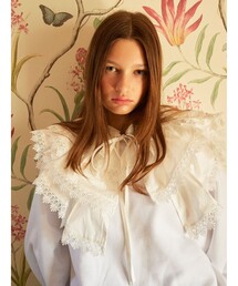 CAROLINA GLASER | レース襟付き スウェット(スウェット)