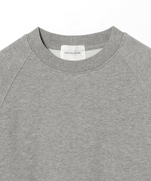 CAROLINA GLASER（カロリナ グレイサー）の「レース襟付き スウェット（スウェット・レディース・ホワイト/グレー・ONE SIZE）」の14枚目の写真