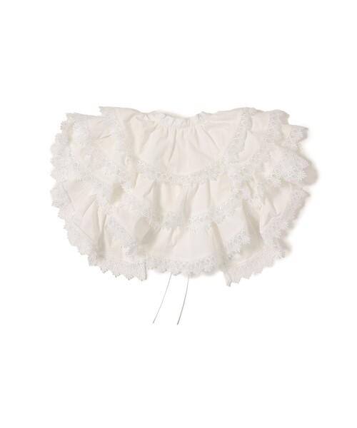 CAROLINA GLASER（カロリナ グレイサー）の「レース襟付き スウェット（スウェット・レディース・ホワイト/グレー・ONE SIZE）」の18枚目の写真