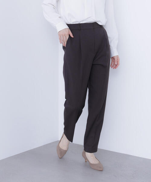 ◇パウダリーツイルセットアップシリーズ テーパードパンツ