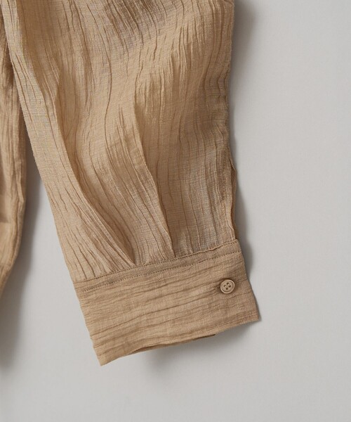 coen(コーエン)の「シアーワッシャーフーディシャツ(シャツ/ブラウス・レディース・オフホワイト/ブラック/ベージュ・L/M)」の20枚目の写真