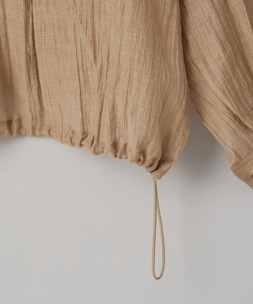 coen(コーエン)の「シアーワッシャーフーディシャツ(シャツ/ブラウス・レディース・オフホワイト/ブラック/ベージュ・L/M)」の21枚目の写真