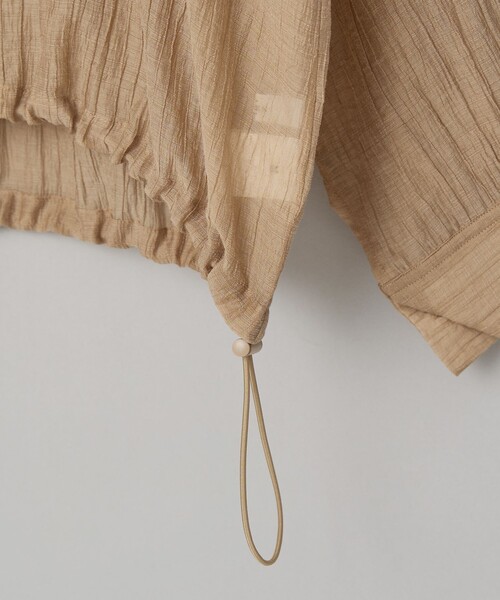 coen(コーエン)の「シアーワッシャーフーディシャツ(シャツ/ブラウス・レディース・オフホワイト/ブラック/ベージュ・L/M)」の22枚目の写真