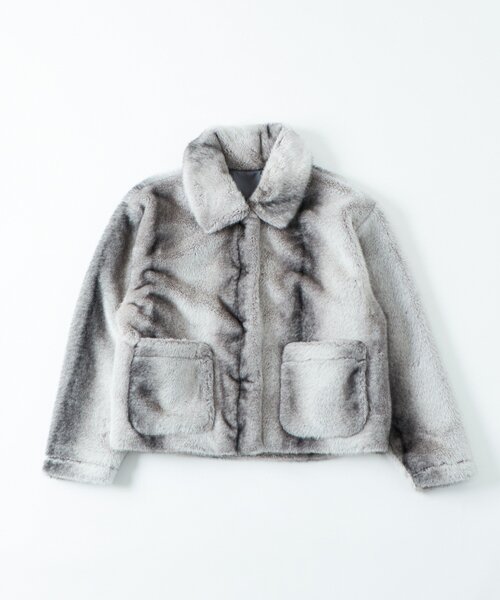 WHO'S WHO galleryフーズフーギャラリー　フェイクファージャケット 2サイズ展開】ファージャケット（その他アウター）｜WHO'S WHO