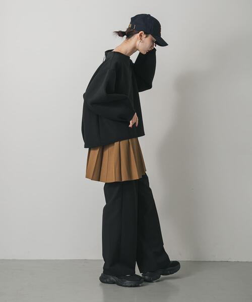 SENSE OF PLACE by URBAN RESEARCH(センスオブプレイスバイアーバンリサーチ)の「センタープレスストレートパンツ(その他パンツ・レディース・ブラック/グレー/ブラウン系その他・TALL/LARGE/SMALL/MEDIUM/X-SMALL)」の11枚目の写真