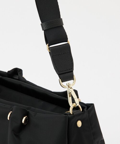 russet（ラシット）の「ナイロン三層2WAYミニトートバッグ（トートバッグ・レディース・ブラウン系その他/キナリ/ライトグレー/ブラック/ブラック×ブルー・FREE）」の14枚目の写真