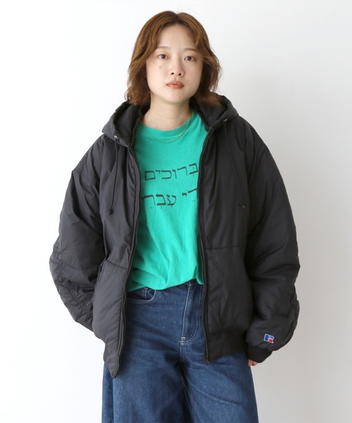 RUSSELL ATHLETIC/ラッセル アスレチック】ナイロンパファージップ