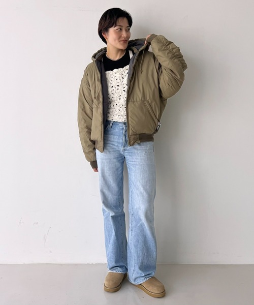 RUSSELL ATHLETIC/ラッセル アスレチック】ナイロンパファージップ