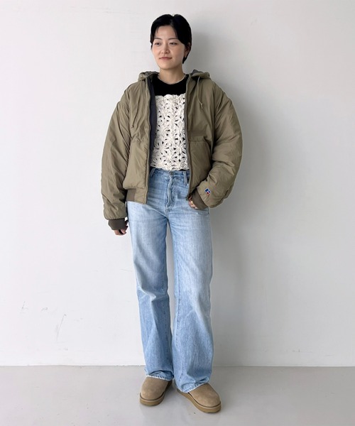 RUSSELL ATHLETIC/ラッセル アスレチック】ナイロンパファージップ