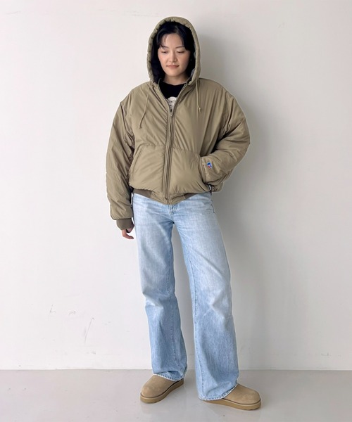 RUSSELL ATHLETIC/ラッセル アスレチック】ナイロンパファージップ