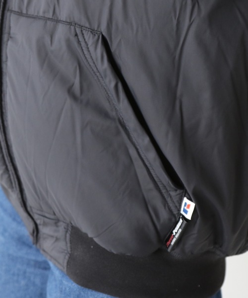 Russell Athletic(ラッセルアスレティック)の「【RUSSELL ATHLETIC/ラッセル アスレチック】ナイロンパファージップジャケット / 中綿ジャケット【WEB限定】(ブルゾン・レディース・カーキ/ブラック・フリー)」の22枚目の写真