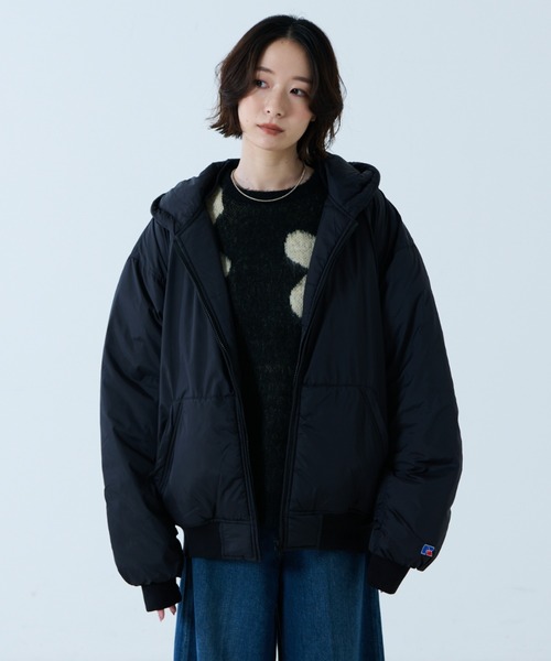 RUSSELL ATHLETIC/ラッセル アスレチック】ナイロンパファージップ