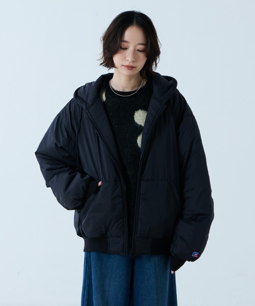 RUSSELL ATHLETIC/ラッセル アスレチック】ナイロンパファージップ